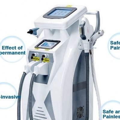 New style SHR /OPT/AFT IPL+elight+ RF +laser Multifunctional SHR IPL